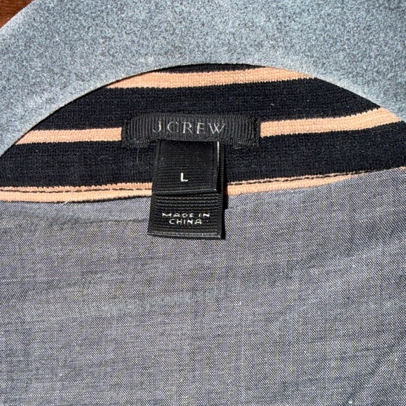 J. Crew Black and Camel Striped Blazer - Picture 2 of 8
